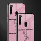 i have no idea glass case for redmi note 8 image-2