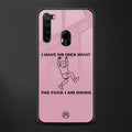 i have no idea glass case for redmi note 8 image