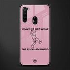 i have no idea glass case for redmi note 8 image