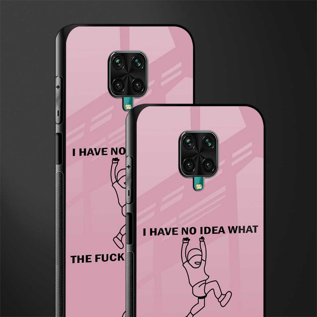 i have no idea glass case for redmi note 9 pro image-2