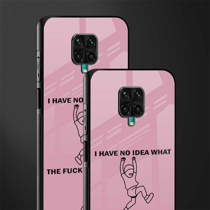 i have no idea glass case for redmi note 9 pro max image-2