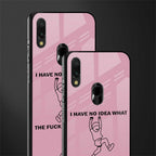 i have no idea glass case for redmi y3 image-2