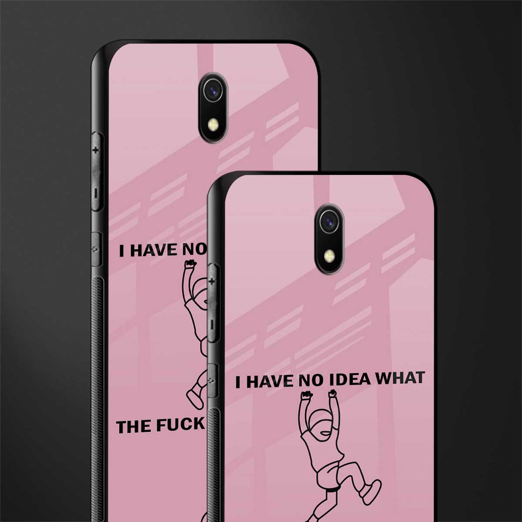 i have no idea glass case for redmi 8a image-2