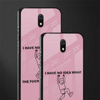 i have no idea glass case for redmi 8a image-2