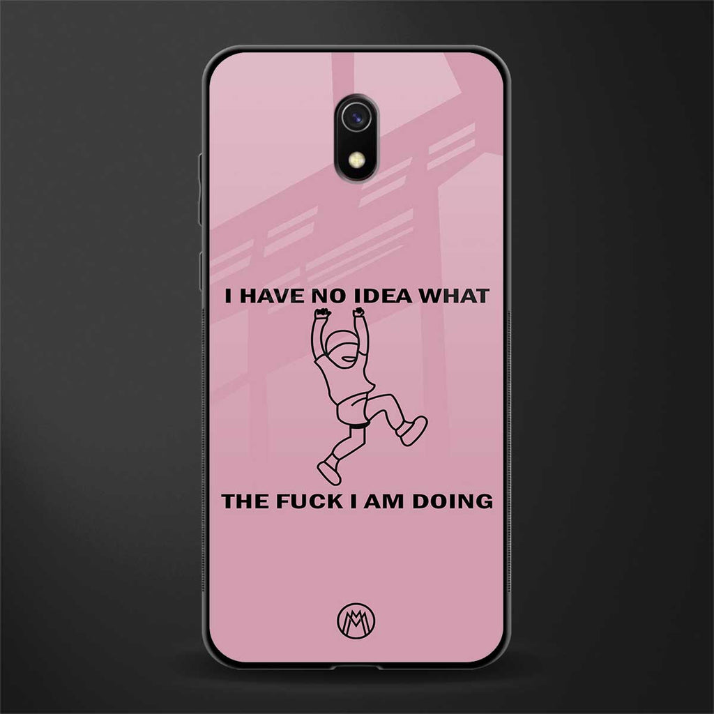 i have no idea glass case for redmi 8a image