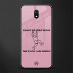 i have no idea glass case for redmi 8a image
