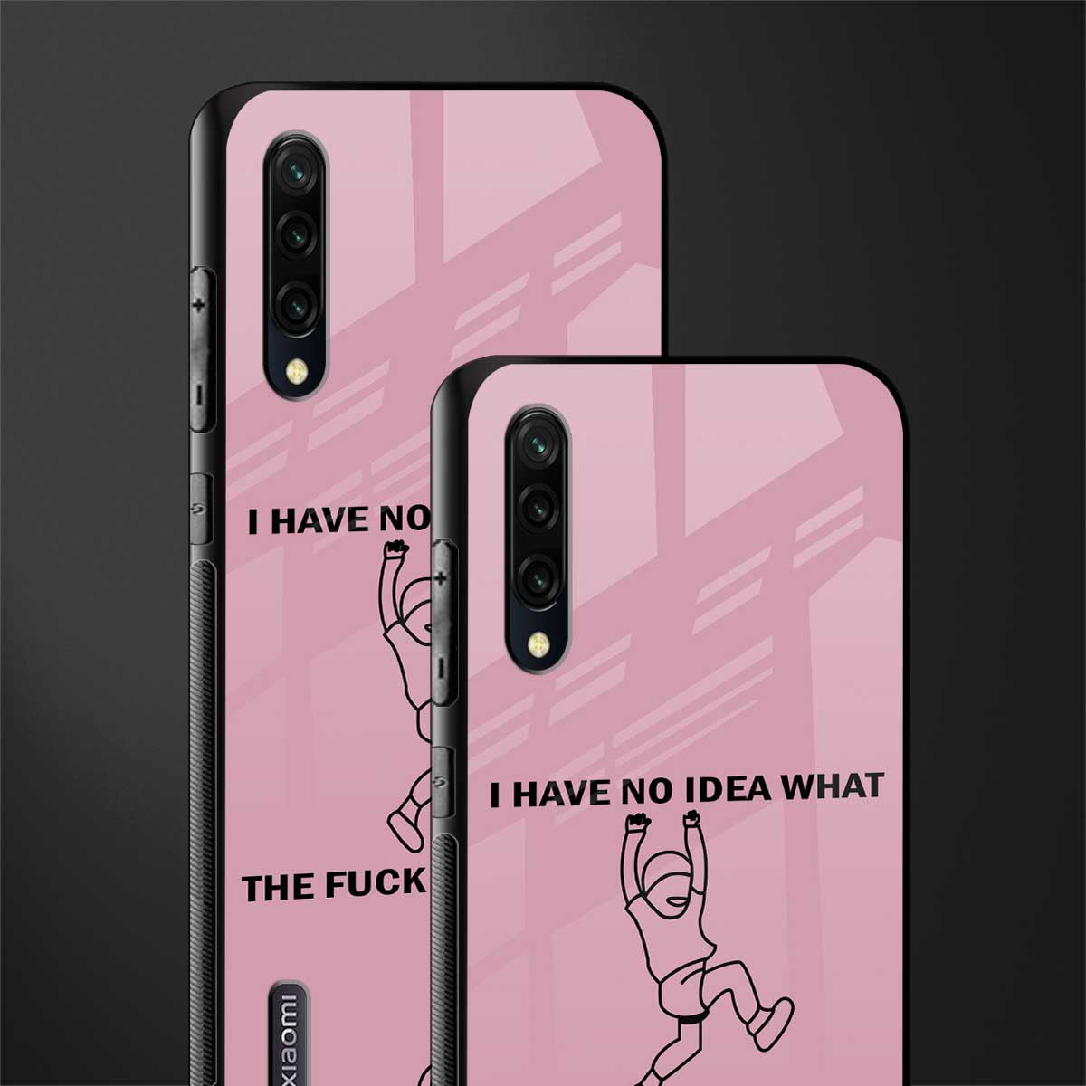 i have no idea glass case for mi a3 redmi a3 image-2