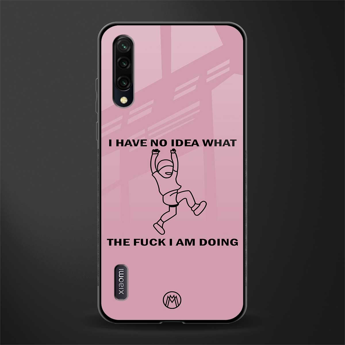 i have no idea glass case for mi a3 redmi a3 image
