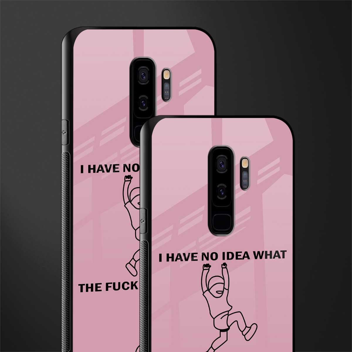 i have no idea glass case for samsung galaxy s9 plus image-2