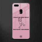 i have no idea glass case for oppo a7 image