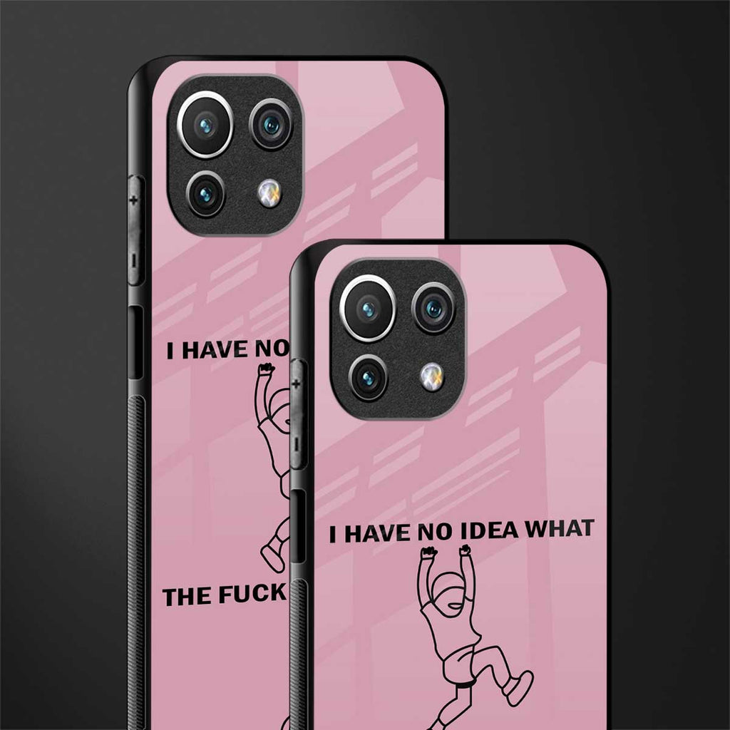 i have no idea glass case for mi 11 lite image-2