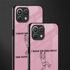 i have no idea glass case for mi 11 lite image-2