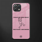 i have no idea glass case for mi 11 lite image