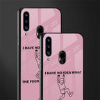 i have no idea glass case for samsung galaxy a20s image-2
