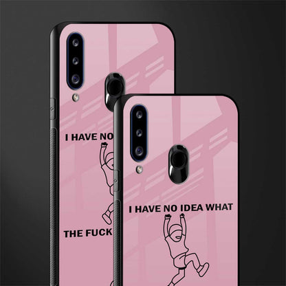 i have no idea glass case for samsung galaxy a20s image-2