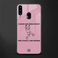 i have no idea glass case for samsung galaxy a20s image