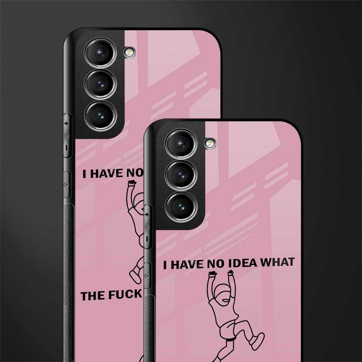 i have no idea glass case for samsung galaxy s21 fe 5g image-2