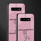 i have no idea glass case for samsung galaxy s10 plus image-2