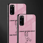 i have no idea glass case for samsung galaxy s20 image-2