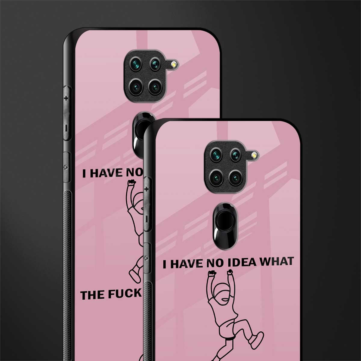 i have no idea glass case for redmi note 9 image-2