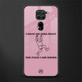 i have no idea glass case for redmi note 9 image