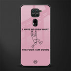i have no idea glass case for redmi note 9 image