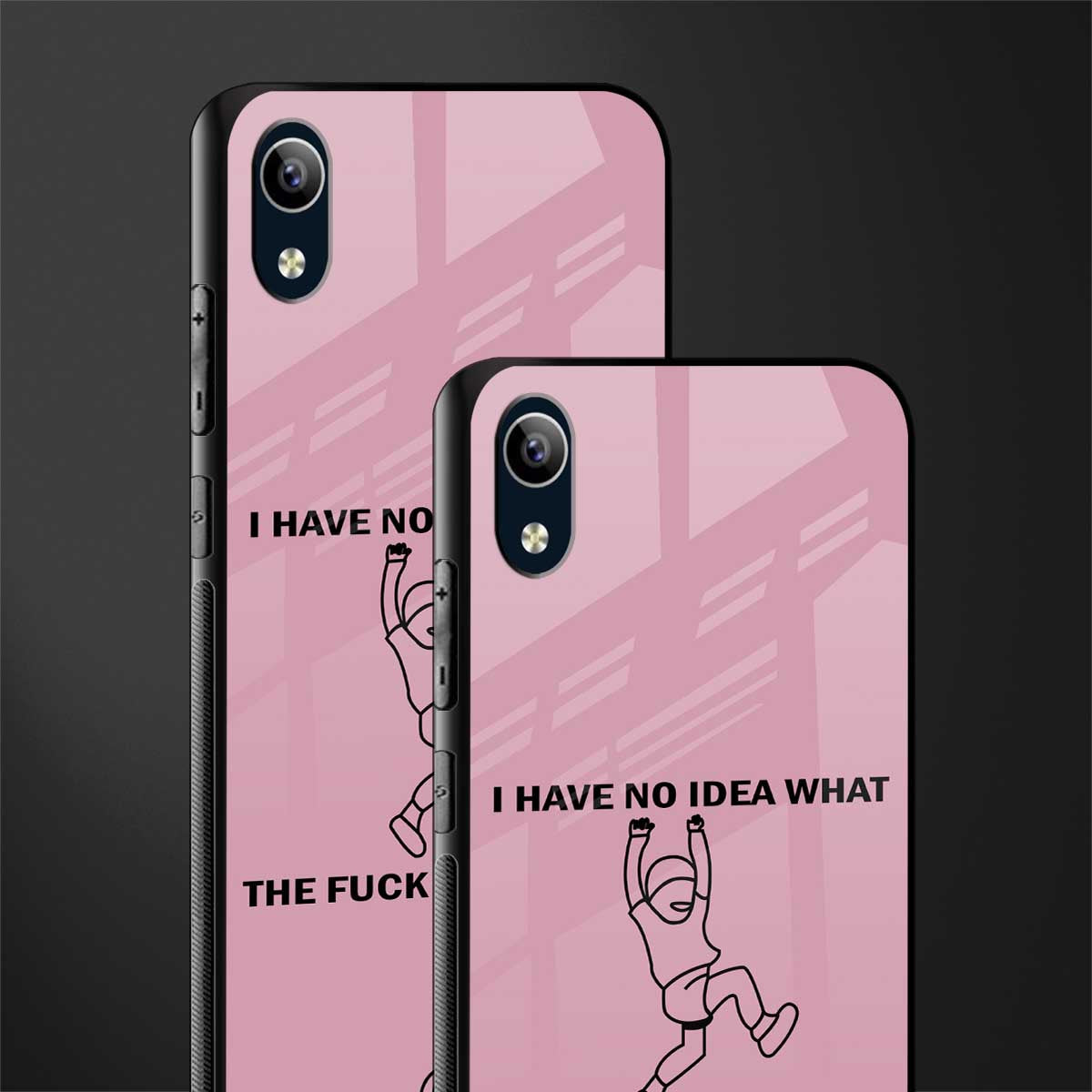 i have no idea glass case for vivo y90 image-2
