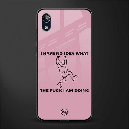 i have no idea glass case for vivo y90 image
