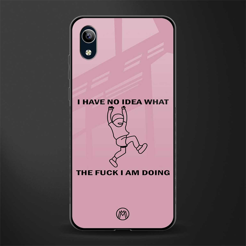 i have no idea glass case for vivo y91i image