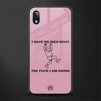 i have no idea glass case for vivo y91i image
