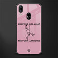 i have no idea glass case for vivo y91 image