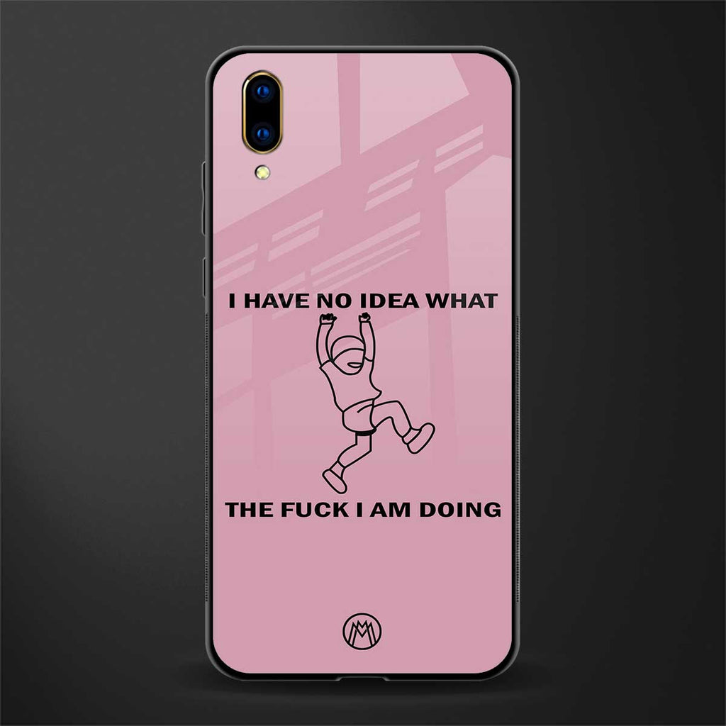 i have no idea glass case for vivo v11 pro image