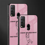 i have no idea glass case for vivo y30 image-2