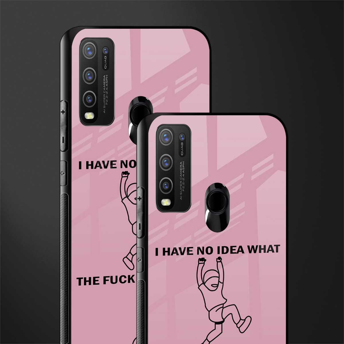 i have no idea glass case for vivo y50 image-2