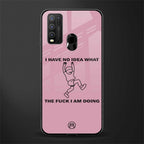i have no idea glass case for vivo y30 image