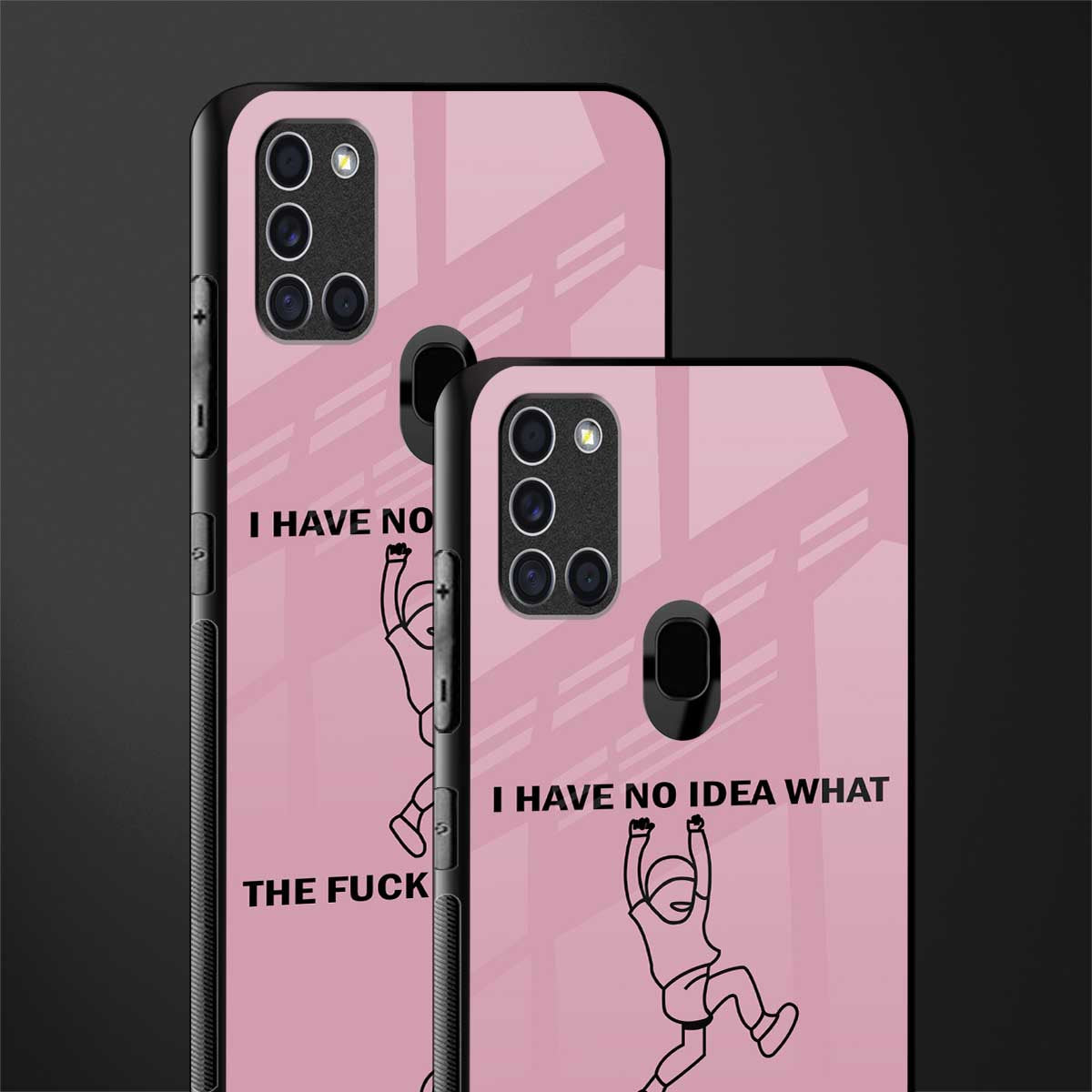 i have no idea glass case for samsung galaxy a21s image-2