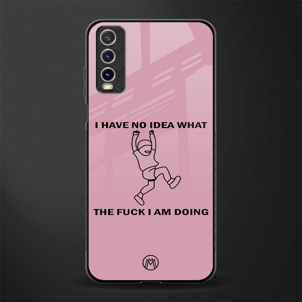 i have no idea glass case for vivo y20 image