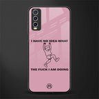 i have no idea glass case for vivo y20 image