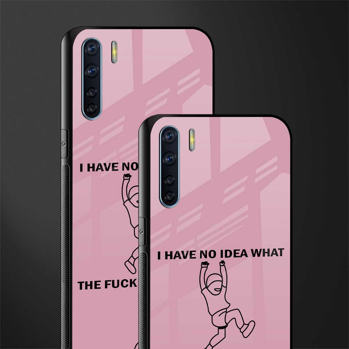 i have no idea glass case for oppo f15 image-2