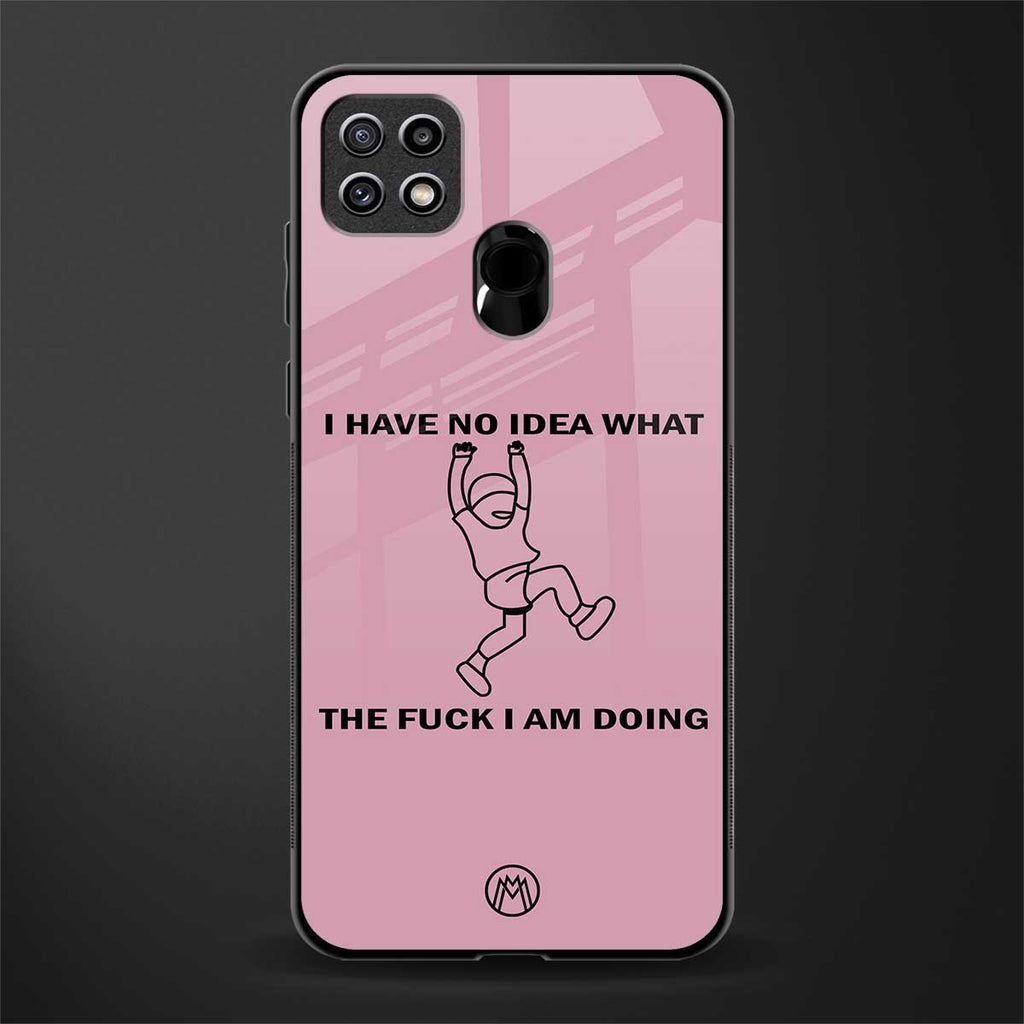 i have no idea glass case for oppo a15s image