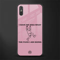 i have no idea glass case for redmi 9a image