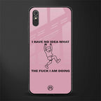 i have no idea glass case for redmi 9a image