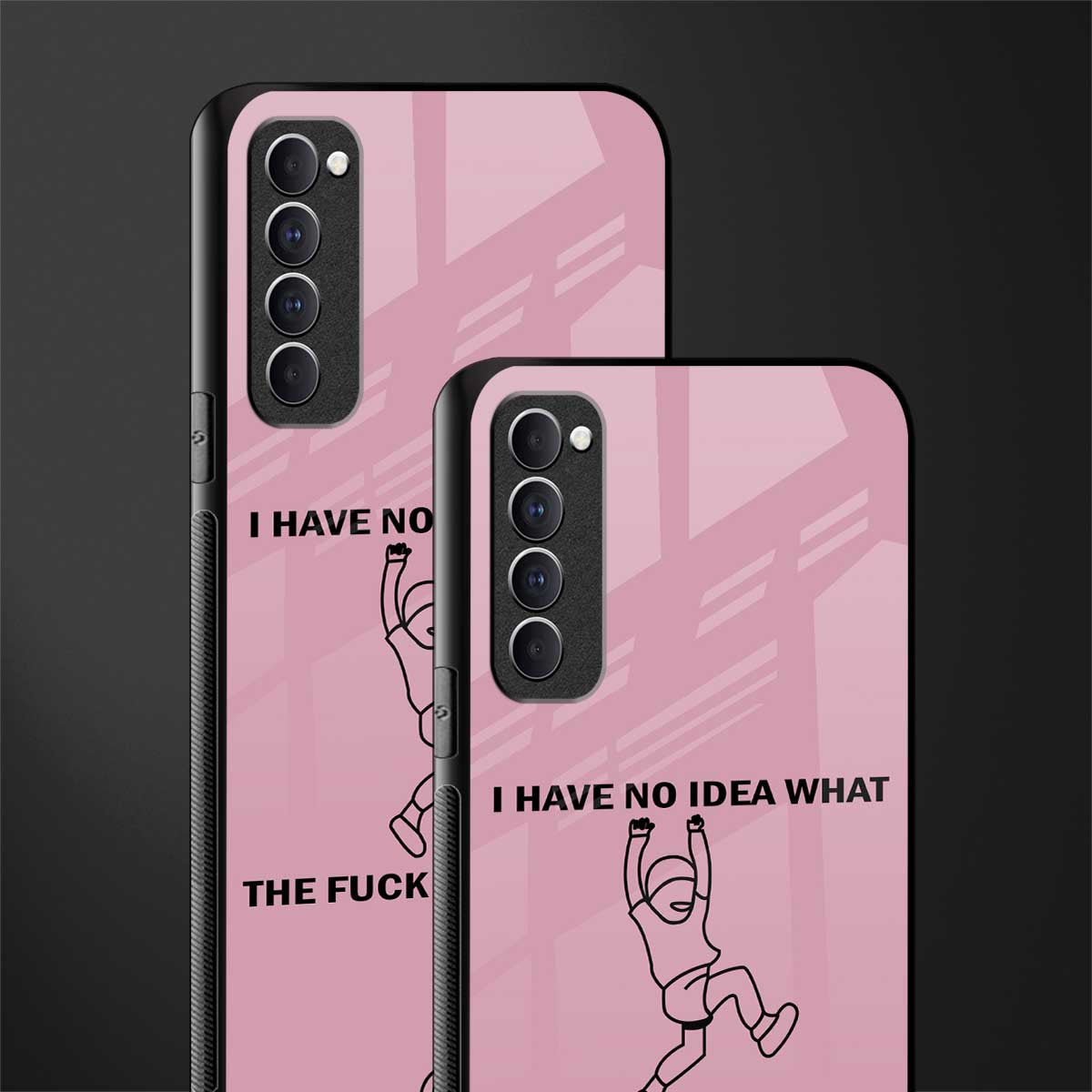 i have no idea glass case for oppo reno 4 pro image-2