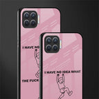 i have no idea glass case for oppo f17 image-2