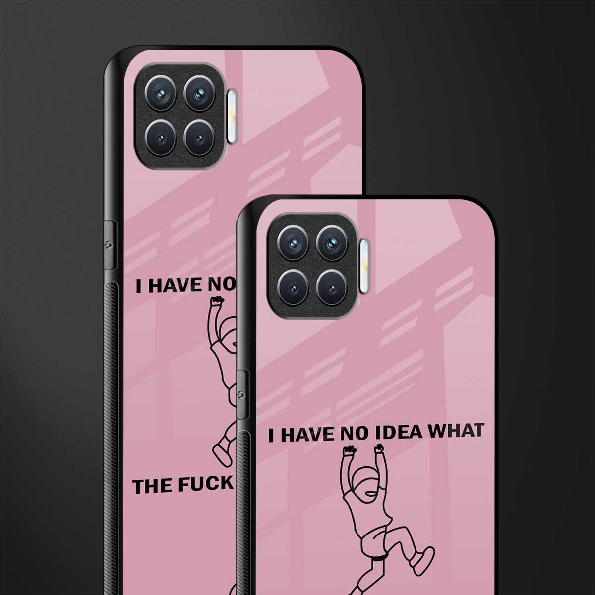 i have no idea glass case for oppo f17 pro image-2