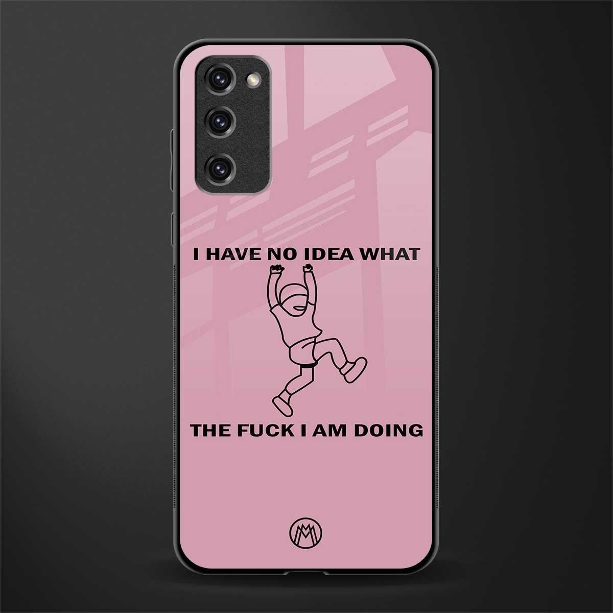 i have no idea glass case for samsung galaxy s20 fe image