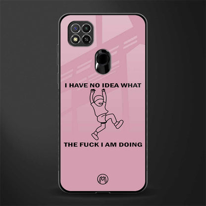 i have no idea glass case for redmi 9 image