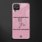 i have no idea glass case for samsung galaxy a12 image