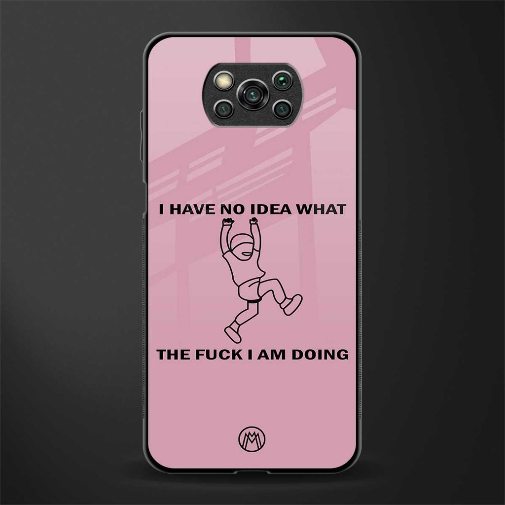 i have no idea glass case for poco x3 pro image