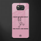 i have no idea glass case for poco x3 pro image